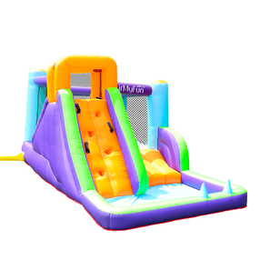 Pripučiamas batutas 4IQ Climbing Wall, 445 cm x 245 cm, įvairių spalvų