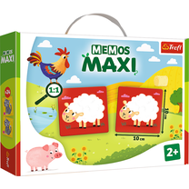 Stalo žaidimai Trefl Memo Maxi Farm Animals