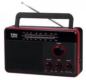 Radio uztvērējs Eltra, melna krās.