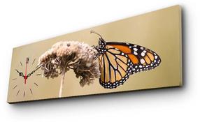 Laikrodis - paveikslas Wallity Canvas 3090CS-33, ruda sp./įvairių spalvų, 90 cm x 30 cm