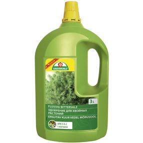 Mēslojums skujkokiem Greenworld, šķidrums, 3 l