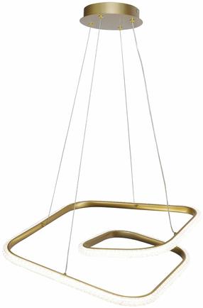 Светильник потолочный Candellux Lighting Fuerte 31-54104, LED, 3000 - 6000 °К, 1 x 32 Вт, белый цв. / золотой цв.