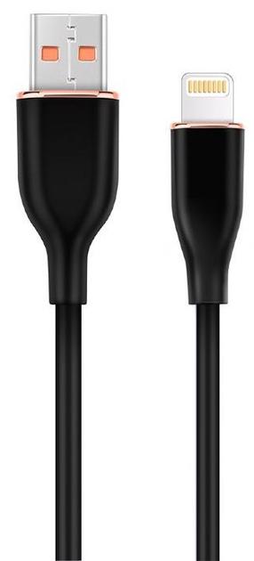 Провод Gembird Premium silicon USB Type-A Male, Lightning Male, 1.5 м, черный цв.