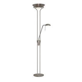 Põrandalamp Searchlight Mother & Child, 14 W, LED, hõbe v.
