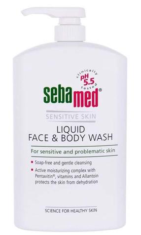 Kūno prausimosi želė Sebamed Skin Face & Body Wash, 1000 ml