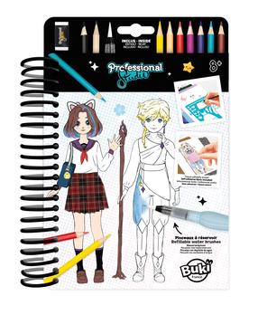 Kūrybinis tapybos rinkinys Buki France Professional Studio Manga, įvairių spalvų