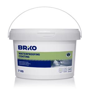 Hidroizolācijas mastika Briko, 7 kg