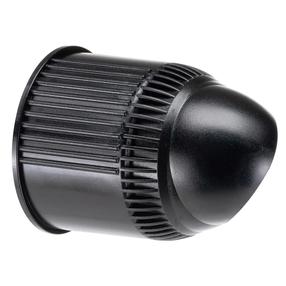 Pöörlev deflektor Hydor FLO, 0.2 kg, must v.