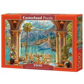 Dėlionė Castorland Mediterranean Dessert 152285, 47 cm x 68 cm, 1500 vnt., įvairių spalvų