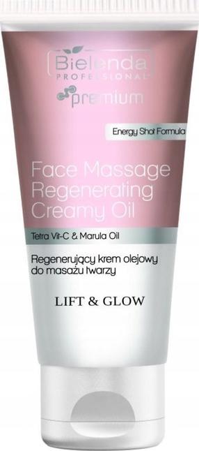 Sejas krēms, masāžai Bielenda Professional Lift & Glow Regenerating for Facial Massage, 175 ml
