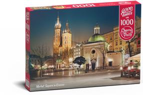 Dėlionė CherryPazzi Market Square In Cracow 30004, 50 cm x 70 cm, 1000 vnt., įvairių spalvų
