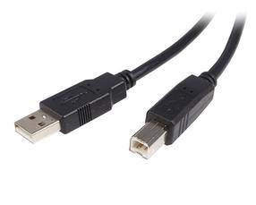 Кабель StarTech USB2HAB2M USB male, USB B male, 2 м, черный цв.