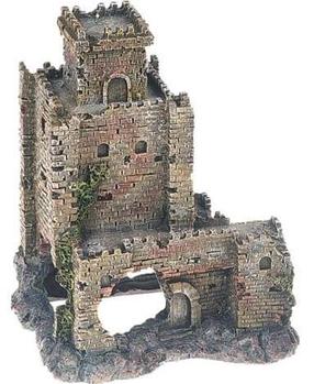 Akvārija dekorācija Flamingo Castle 401427, brūna krās., 15 cm