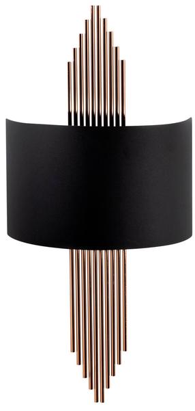 Lampa sienas Opviq 617-A 892OPV1346, E27, 1 x 40 W, melna krās. / vara krās.