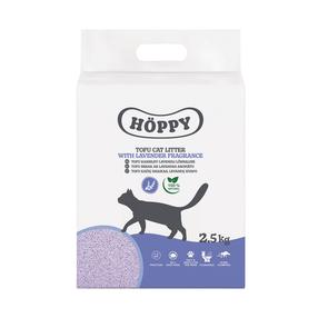 Kaķu smiltis Höppy Tofu, organiskas (salipstošas), 2.5 kg, 5.8 l - iepakojums tiek izvēlēts nejauši