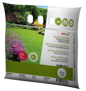 Trąšos vejoms Baltic Agro Lawn fertilizers, granuliuotos, 4 kg