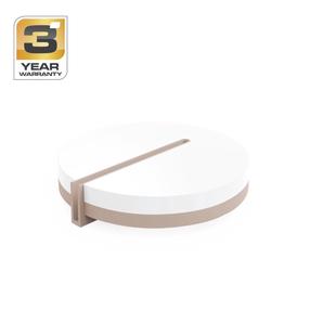 Šviestuvas lubų ir sienų Standart Coffee CL360CP03, LED, 4000 °K, 1 x 36 W, balta sp. / smėlio sp.