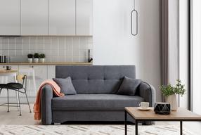 Sofa Laine Poco 4, pilka sp., 105 x 155 cm x 75 cm