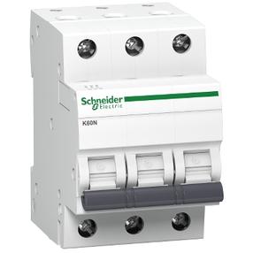 Предохранитель Schneider Electric, 3P, C, 6kA, 13 а