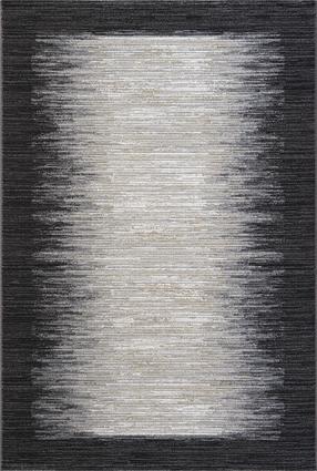 Vaip sise Domoletti Argentum, must v./hall v., 230 cm x 160 cm