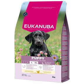Kuiv koeratoit Eukanuba Puppy, kanaliha, 3 kg