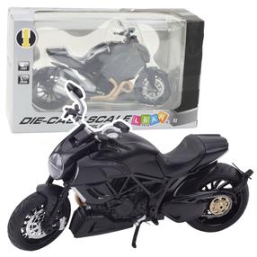 Rotaļu motocikls Lean Toys Model Replica 22605, 1:12, zelta krās./melna krās.