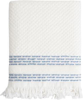 Vonios rankšluostis Homla Rosop 243734, mėlyna sp./balta sp., 130 cm x 70 cm