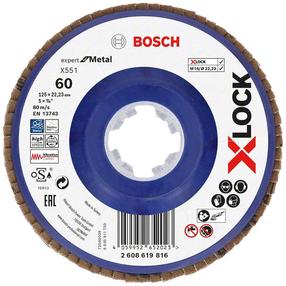 Lapiņu slīpēšanas disks Bosch 2608619816, 125 mm x 22.23 mm