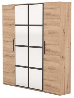 Spinta ADRK Malen, medžio sp., 205 cm x 55 cm x 220 cm, su veidrodžiu
