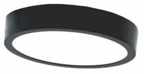 Šviestuvas lubų Tope Modena, LED, 4000 °K, 1 x 22 W, balta sp./juoda sp. / juoda sp., 18 x 18 cm