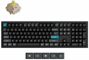 Juhtmevaba arvutiklaviatuur Keychron Q6 Ultra 8K Q6U-M4 Keychron Silk POM Banana, EN, must v.
