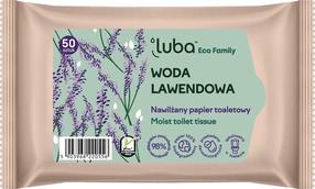 Drėgnas tualetinis popierius Luba Eco Family Lavender, 1 sl