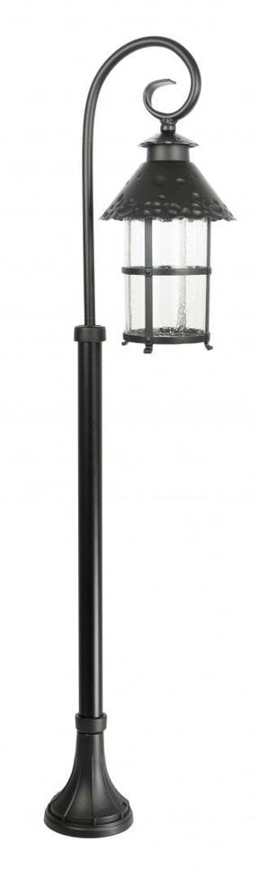 Pastatomas lauko šviestuvas Su-Ma Toledo, 100W, E27, IP23, juoda sp., 33 cm x 116 cm