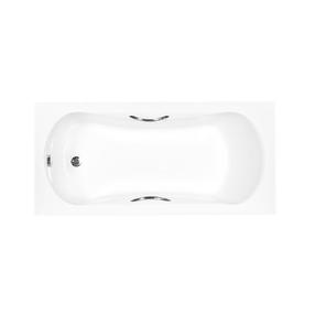 Vann, sisseehitatav Besco Aria, 130 cm x 70 cm x 52 cm, ristkülik, valge v.