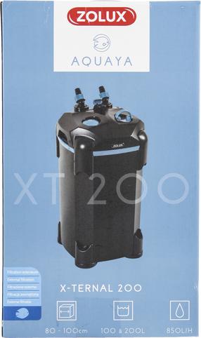 Akvārija filtrs Zolux Aquaya X-Ternal 200, 100 - 200 l, melna krās.