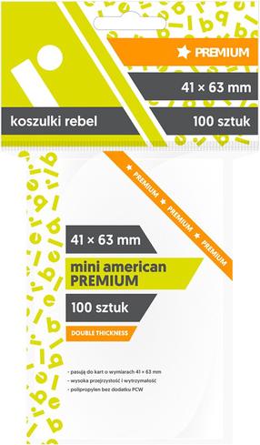 Mängukaartide ümbris Rebel Mini American Premium 100 pieces