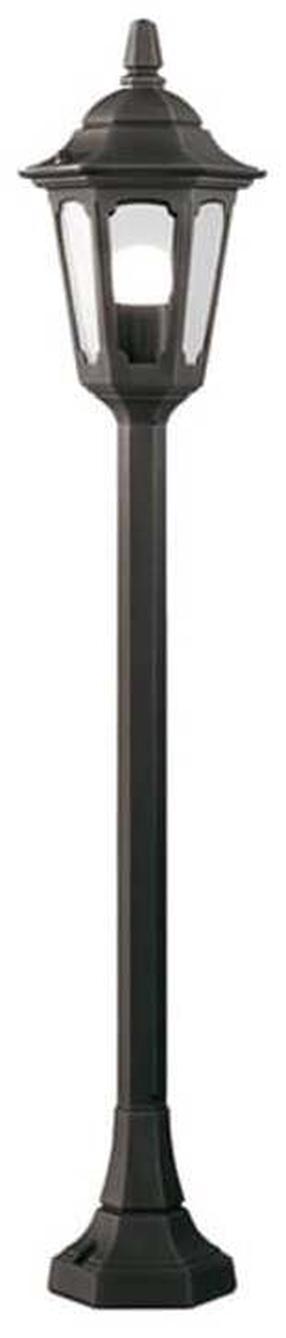 Vabalt seisev välisvalgusti Elstead Lighting Parish Mini, 60W, E27, IP44, must v., 18 cm x 95 cm