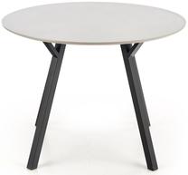Stalas, juoda sp./pilka sp., 100 cm x 100 cm x 74 cm