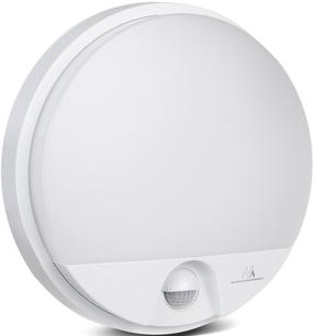 Prožektors ar kustības sensoru, stiprināms pie sienas Maclean MCE291, 15 W, 1100 lm, 4000 °K, IP54, balta krās.