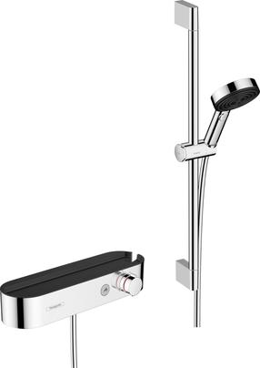 Душевая система с термостатическим смесителем Hansgrohe Pulsify Select 150, хромовый цв.