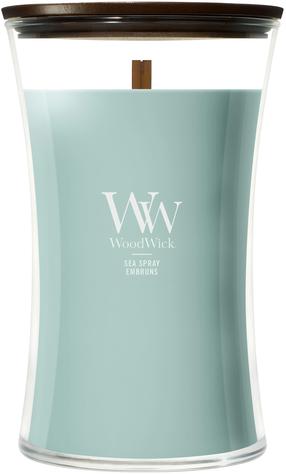 Küünal, lõhna WoodWick Sea Spray, 90 - 140 h, 609 g, sinine v.