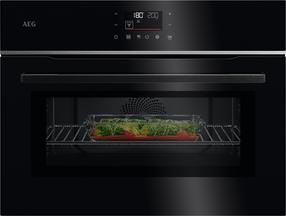 Įmontuojama orkaitė AEG 6000 serija „CombiQuick“ TK6NK40PB