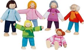 Rinkinys Goki Family 476137, 11 cm, 6 vnt., įvairių spalvų