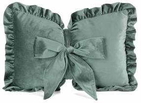 Dekoratyvinė pagalvėlė Kokarda 2, mėtinė (mint) sp., 55 cm x 35 cm