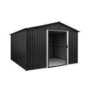 Dārza noliktava Hatis 4,61 m2, 249 cm x 185 cm x 204 cm, pelēka krās.