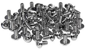 Rinkinys StarTech PC Mounting Computer Screws, 50 vnt., sidabro sp.