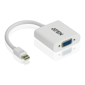 Adapteris Aten Mini DisplayPort VC920 10572211 Mini DisplayPort, VGA, balta krās.