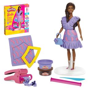 Plastiliini komplekt, koos tarvikutega Hasbro Play-Doh Barbie Fashionista Ruffles, mitmevärviline