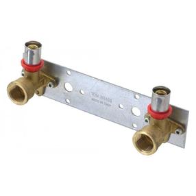 Montāžas plāksne ar presēšanas elkoni TDM Brass, Ø20 mm, 90 °