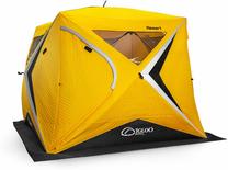 Zvejas telts Asseri Igloo Suite 923-03003, 255 cm, L, melna krās./oranža krās.